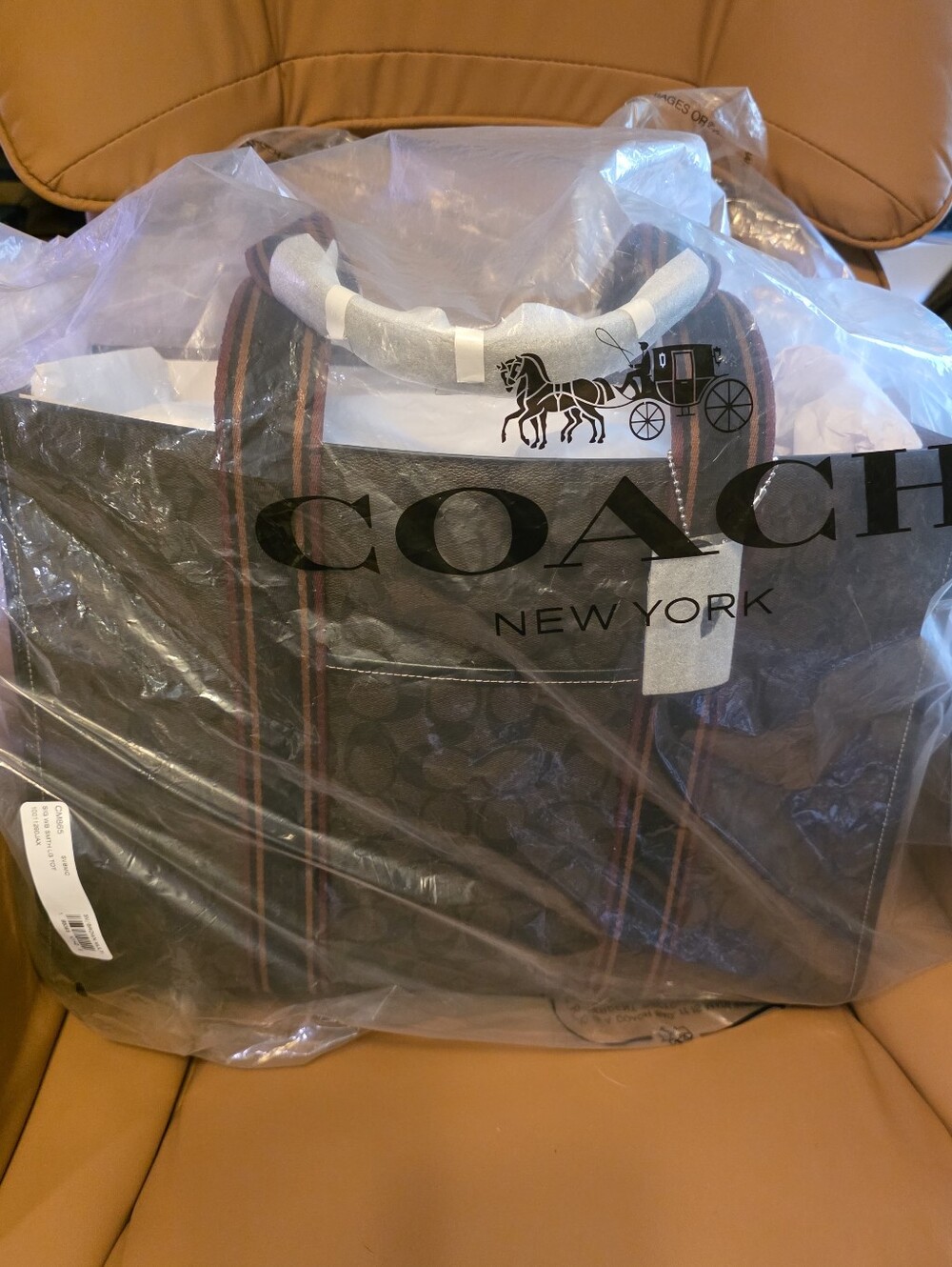 Large Smith Coach Tote Bag. Like New - Picture 14 of 14